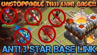 NEW TH11 WAR BASE 2020! *COPY LINK* BEST TH11 ANTI 3 STAR LAYOUT CLASH OF CLANS