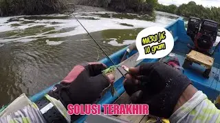 Jangan sampai tidak bawa micro jig,kalau mancing casting di muara sungai