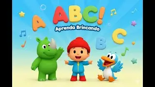 Aprenda o Alfabeto com Lito, Rhino e Tiko 🅰️🅱️ | ABC Divertido para Crianças