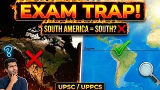 🥇 World Map में यही गलती Prelims में नंबर कटवाती है | Continents&ndash;Oceans Trap #upsc #uppsc