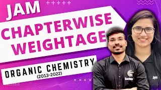 IIT JAM Chapterwise marks distribution | Organic Chemistry | Chapterwise weightage | JAM Chemistry