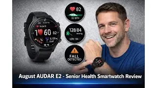 ⌚ Обзор умных часов August AUDAR E2 Senior Health Smartwatch &ndash; Безопасность и функции. Стоит ли и...