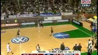 Damir Mrsi&ccedil; Son Saniye &Uuml;&ccedil;l&uuml;ğ&uuml; ! Fenerbah&ccedil;e : 70 - Efes : 67 [06.06.2009]
