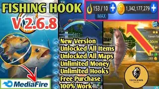 Fishing Hook Mod Apk 2.6.8 | Unlimited Money & Gems | All Levels Unlocked 🎣 2025!