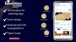 Education Learning &ndash; Flutter UI Kit for Online Courses & E-Learning Apps