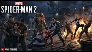Spider-Man with Black Suit is BRUTAL!  Destroying Hunters (4K 60FPS)