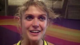 Konstanze Klosterhalfen of Germany after brave 1500 semifinal run at 2017 Worlds