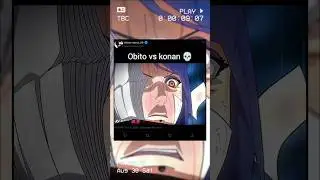 OBITO VS KONAN ( KANAN DEATH 💀)#shorts