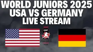 WORLD JUNIORS LIVE: United States (USA) vs Germany | 2025 World Junior Championships Live Stream