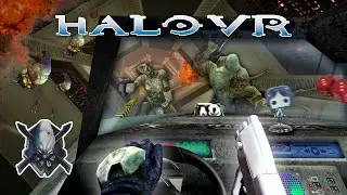Warthog Run 🛞 EN PRIMERA PERSONA! 🥴🤢 &ndash; Halo VR LEGENDARIO