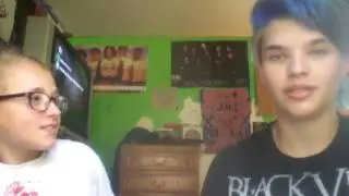 He hit me up hey ashley (cover)      haalie maples and me!!!!!!!