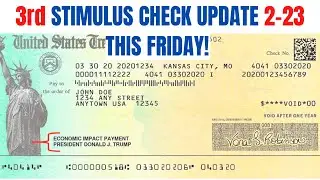 BIG DAY! Third Stimulus Check Update *JUST IN from the HOUSE*