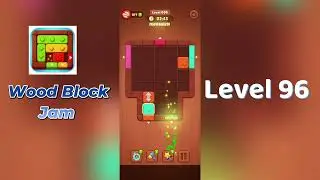 Wood Block Jam Level 96 Walkthrough | Step-by-Step Guide 🧩 | SolutionGuruji
