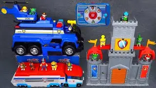 Paw Patrol Toys Unboxing Review | Chase Rubble Marshall & Mighty Movie | Paw Patrol Knights Castle
