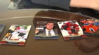 Opening a box of Connor McDavid Hockey Cards