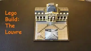Lego Architecture The Louvre: 21024 | Stop Action Build (Reuploaded)