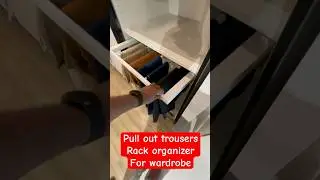 Trousers organizer for wardrobe 🔥👌