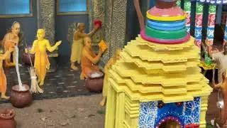 Gaura Lila Diorama Walk Through - Diorama 9 - Mahaprabhu Puri Past times 