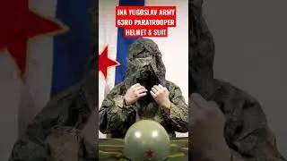 JNA YUGOSLAV PEOPLES ARMY 63RD PARATROOPER HELMET & SUIT #shorts