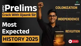 Most Expected History Questions 2025 &ndash;OJAANK Sir LIVE Me Crack Karaenge