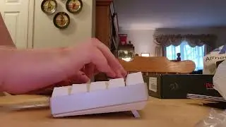 Stock out of the box CIY AK61 mechanical keyboard sound test. Unlubed Gateron Yellows