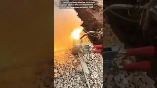 Heavy Wire Thermite Welding.