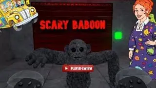 The Magic School Bus but in scary baboon