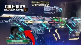 The New *SHOWER SPACE CAMO* Looks INCREDIBLE in BO7! (Zombie Event Camo)