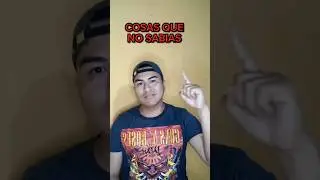 cosas que no sab&iacute;as #curiosidades
