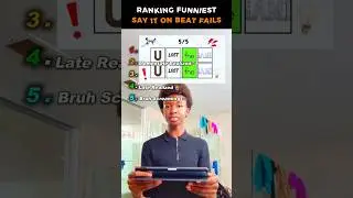 Ranking Funniest Say It On Beat Fails #ranking #tiktok #challenge
