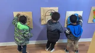 The Children in the Day Treatment Program Visit The Children's Place's New Building