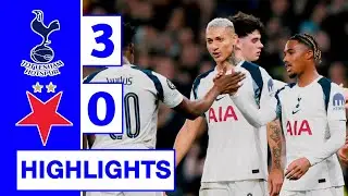 Tottenham vs Slavia Prague 3-0 Highlights - Kudus Goal | UEFA Champions League 