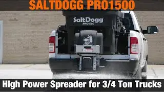 SaltDogg&reg; PRO1500 Salt Spreader Product Overview - Available Now for 3/4 Ton+ Pickup Trucks