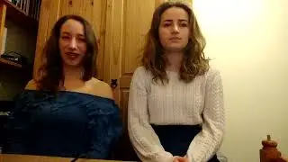 For Good - Wicked - Rachel and Emma Runswick practice harmonies 2018