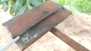 1g welding technique on steel plates that is rarely discussed by welding experts