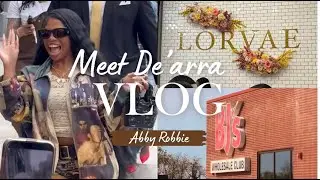 Abby Robbie : Meet De'arra X LORVAE Vlog + Grocery shopping with me #lorvae #nyc #grocery ⁨@dearra