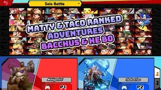 Matty & Taco Ranked Adventures - Bacchus & He Bo | Smite Masters/GM Ranked