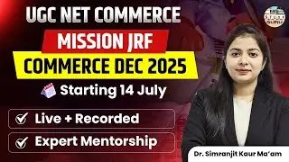 Ugc Net Commerce Dec 2025 |  Classes | Best Online Coaching | Ms Study Guru | Net Jrf Commerce