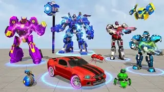 Robot Car Transformation Game 3d &ndash; Flying Robot Car Games 2024 - Android GamePlay
