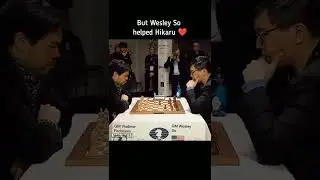 Wesley So helps Hikaru in becoming World Champion 🏆❤️