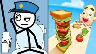 Play TikTok Gameplay: Thief Puzzle vs Sandwich Runner &mdash; All Levels Gameplay Android, iOS - 2025