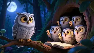 Learn Numbers With Owl 🦉🔢✨ Forest Counting Adventure | Fun Kids Song & Learning Rhyme