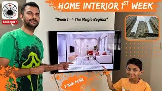 My Dream home | Week 1 Home Interior Transformation | 3BHK Flat in Pune #parthrastogi