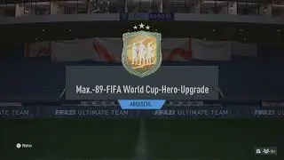 Ich teste das Zweite Max.-89-FIFA World Cup-Hero-Upgrade in FIFA23 😲