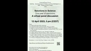 Sanctions in Science - One year of sanctions