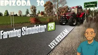 FS 25 - Cybuchowo - ISPRAĆAMO STARU, ČEKAMO NOVU GODINU - EP 30 #fs25gameplay #fs25 #farming  - LIVE