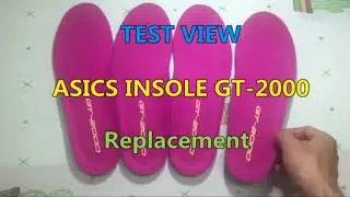 TEST VIEW Asics GT-2000 insoles Arch Support and Comfortable GK-1225 Replacement