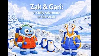 Zak and Gari: A chilly adventure in the arctic. (English version)