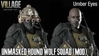 RESIDENT EVIL Village - The Hound Wolf Squad Unmasked And No Helmet (MOD)