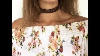 Crochet Choker Tutorial (Audio: Español; Subt: English)